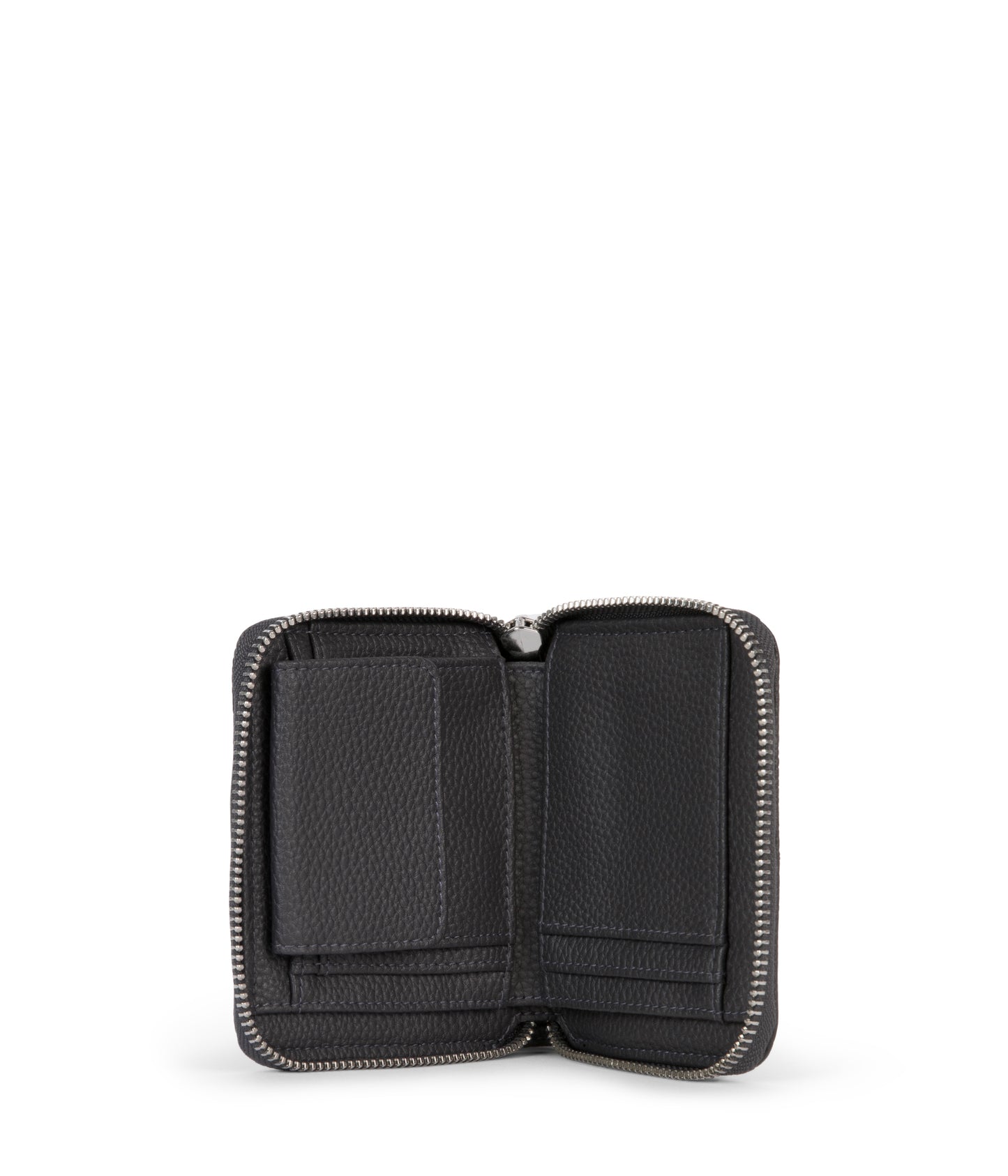 RUE Small Vegan Zip Wallet - Grain | Color: Coal - variant::coal