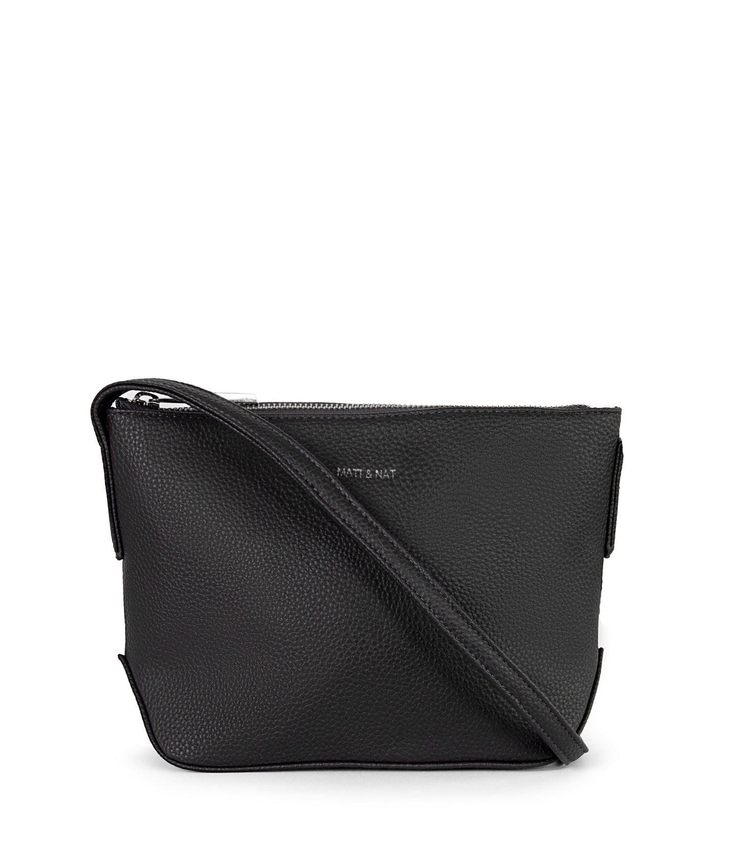 SAM Vegan Crossbody Bag - Grain | Color: Black - variant::black