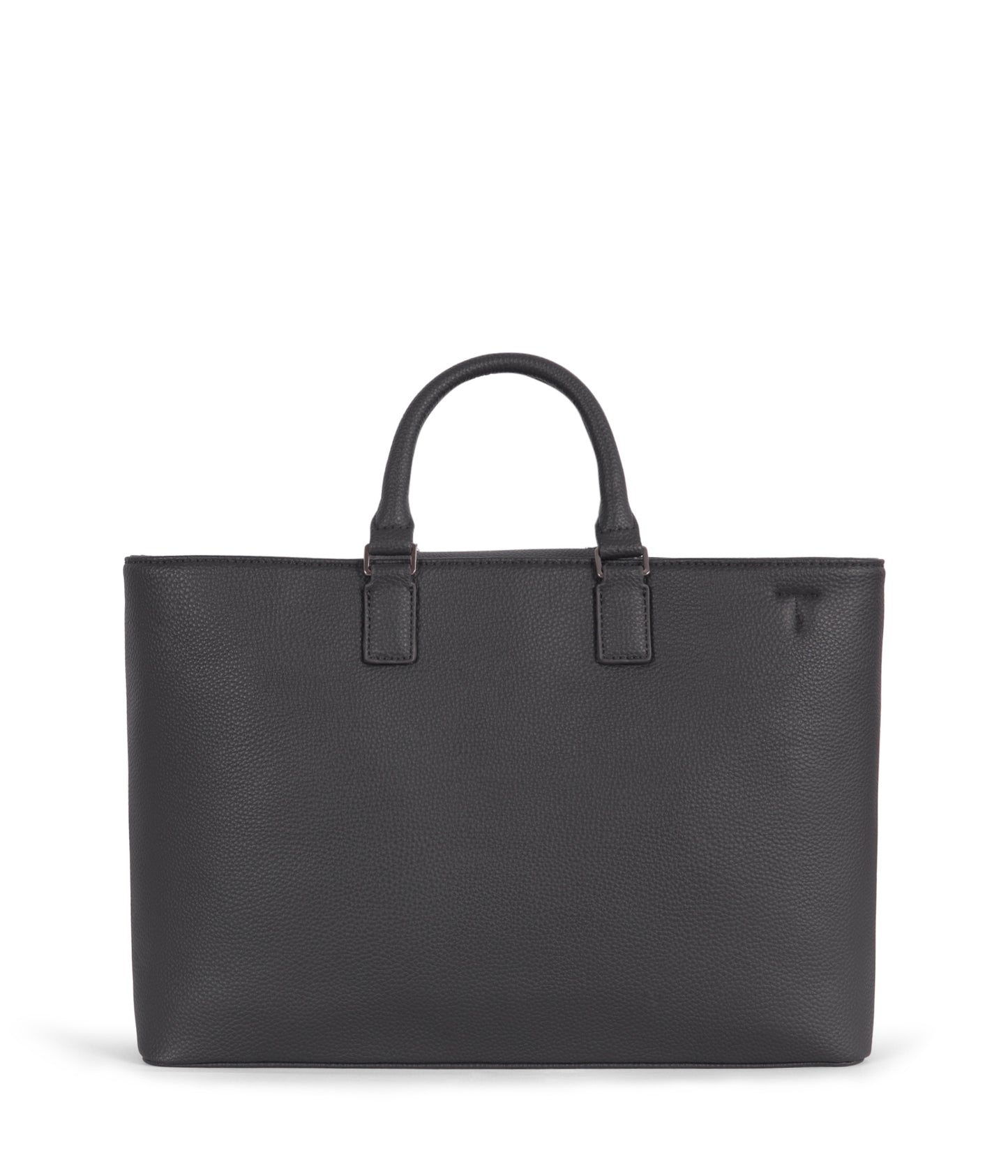 SEVYN Vegan Satchel - Grain | Color: Coal - variant::coal