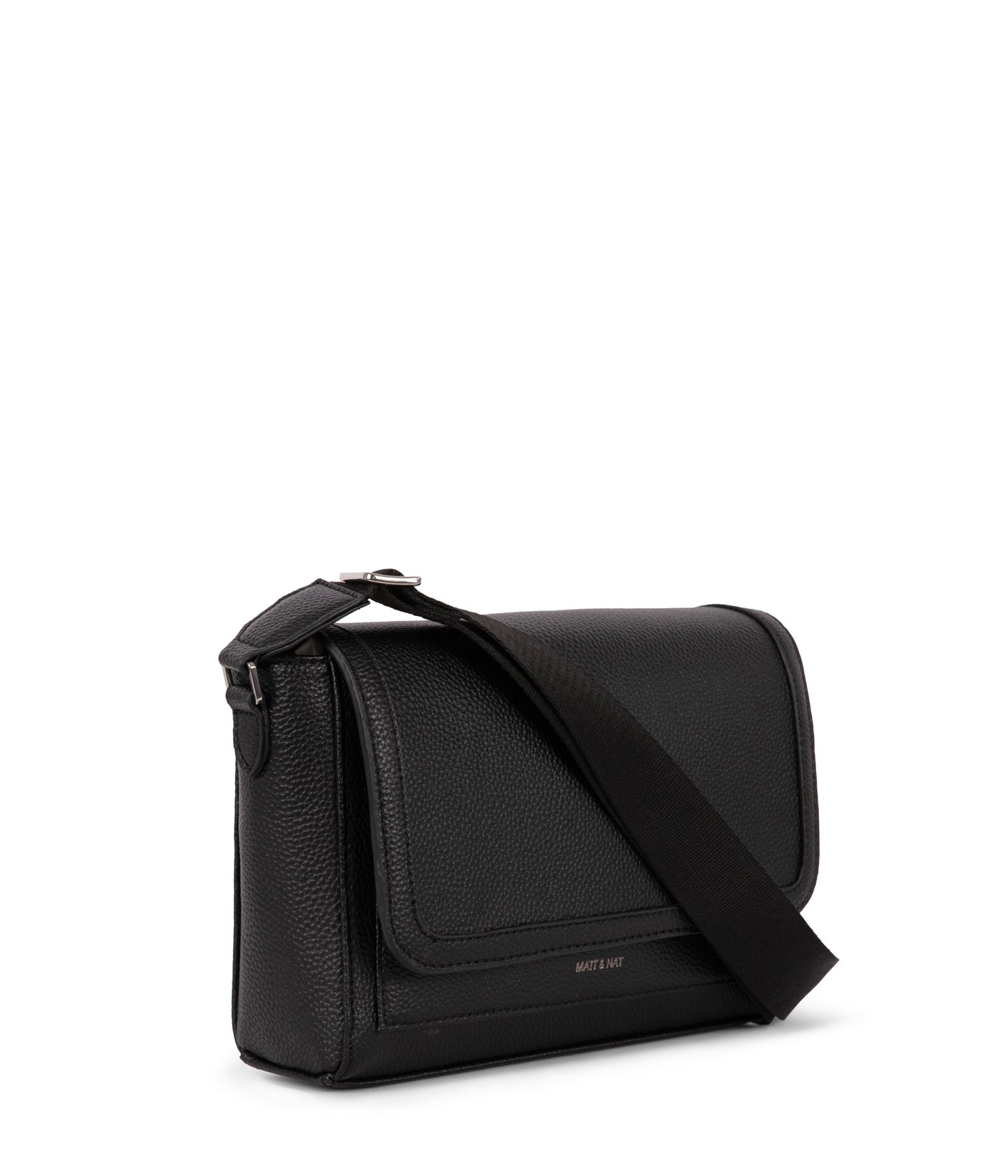 SUNNY Vegan Shoulder Bag – Grain | Color: Black - variant::black