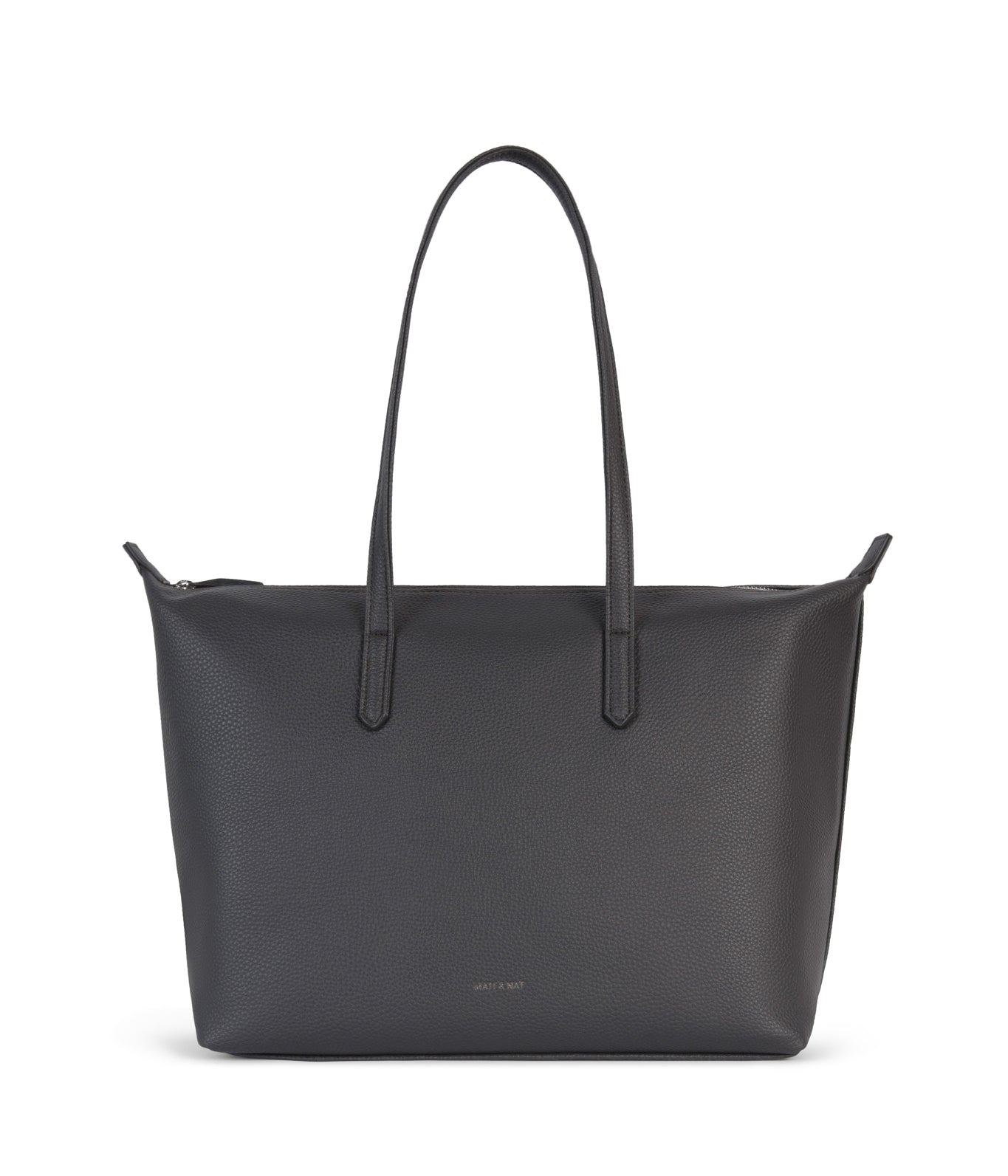 ABBI Vegan Tote Bag - Grain | Color: Coal - variant::coal