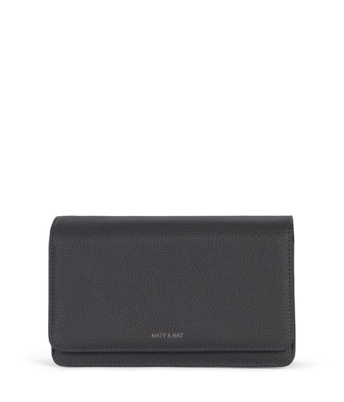 BEE Vegan Crossbody Bag - Grain | Color: Coal- variant::coal