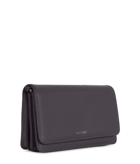 BEE Vegan Crossbody Bag - Grain | Color: Coal- variant::coal