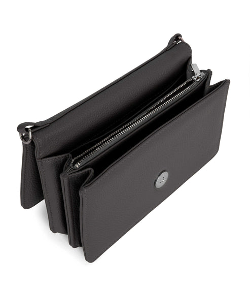 BEE Vegan Crossbody Bag - Grain | Color: Coal- variant::coal