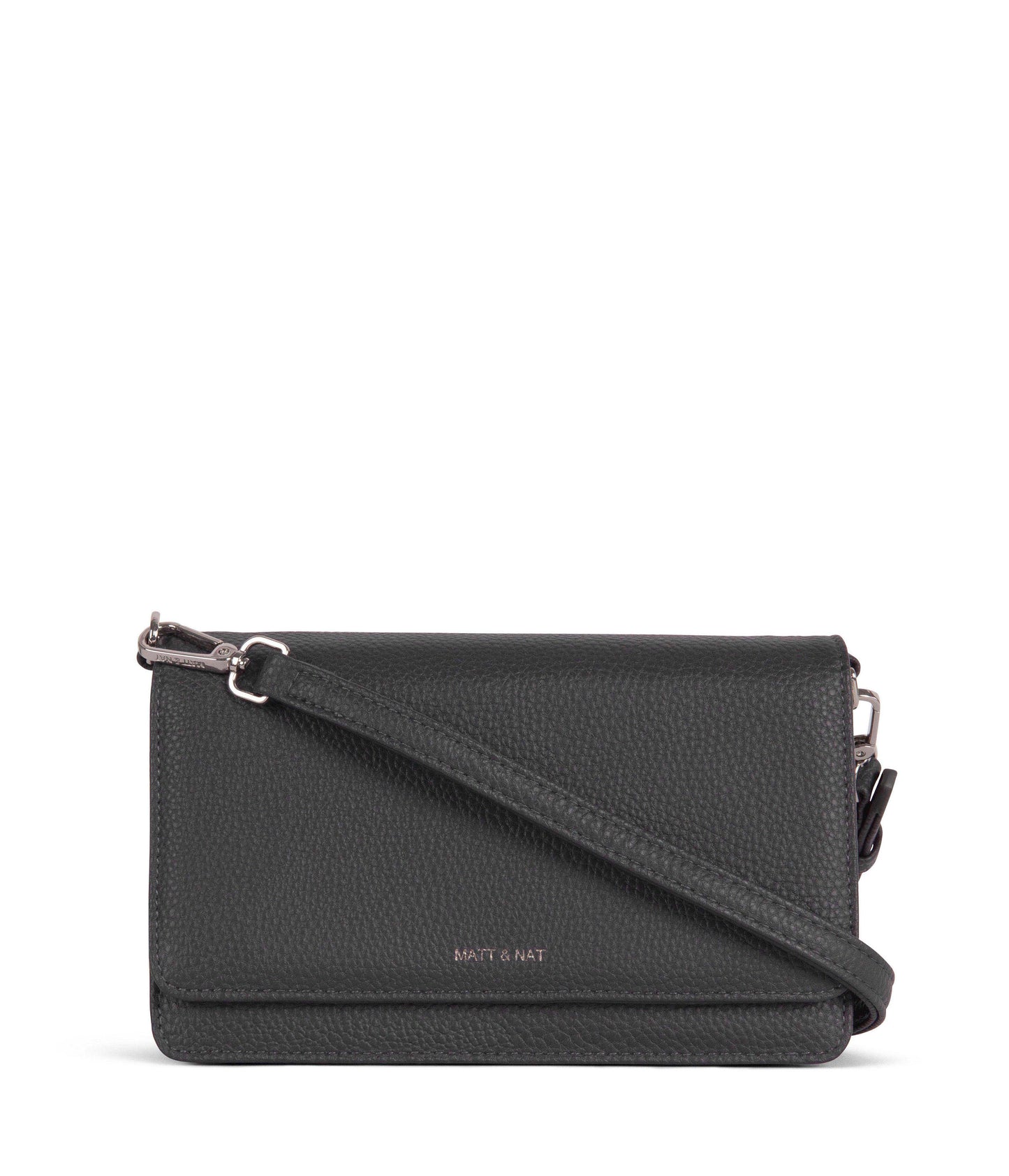 BEE Vegan Crossbody Bag - Grain | Color: Coal- variant::coal