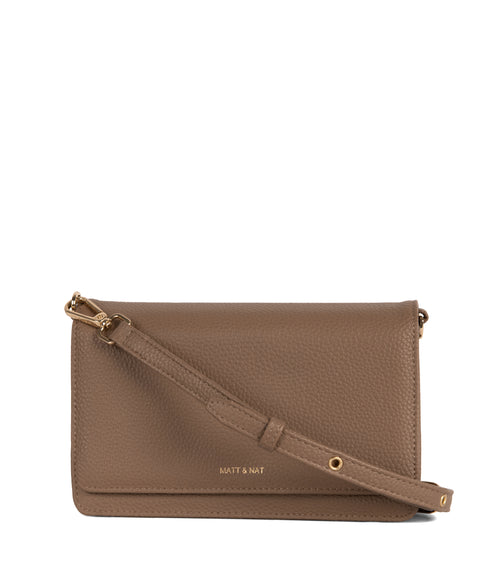 BEE Vegan Crossbody Bag - Grain | Color: Toffee- variant::toffee