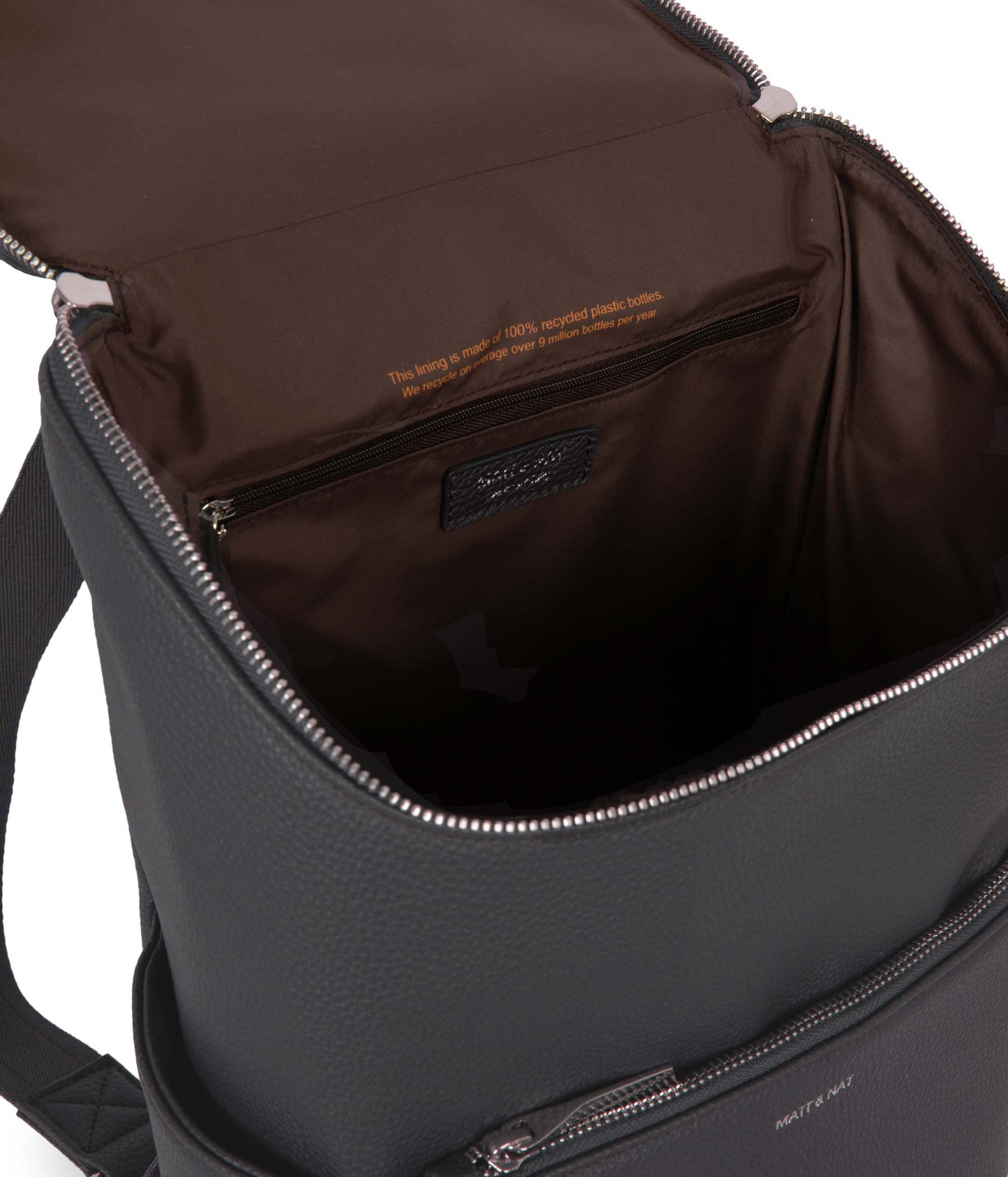 BRAVE Vegan Backpack - Grain | Color: Coal- variant::coal