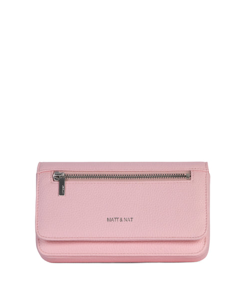 ERIN Vegan Crossbody Bag - Grain | Color: Quartz- variant::quartz