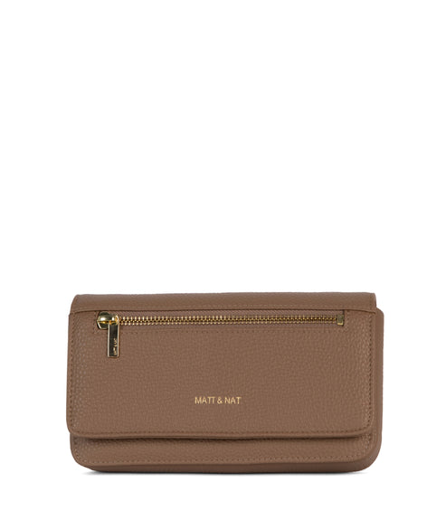 ERIN Vegan Crossbody Bag - Grain | Color: Toffee variant::toffee