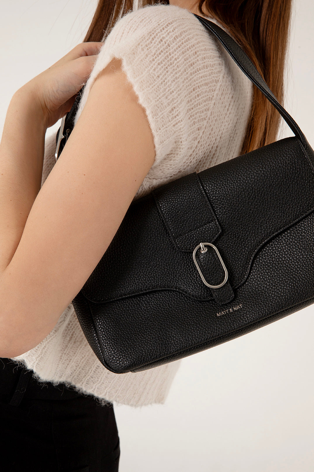 ISABELLE Vegan Shoulder Bag – Grain | Color: Toffee- variant::toffee