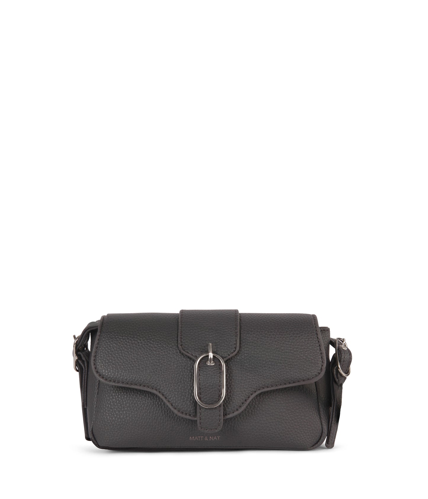 ISABELLE SM Vegan Crossbody Bag – Grain | Color: Coal variant::coal