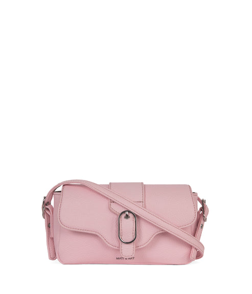 ISABELLE SM Vegan Crossbody Bag – Grain | Color: Quartz- variant::quartz