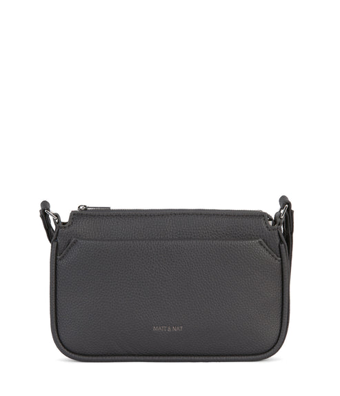 IVY Vegan Crossbody Bag - Grain | Color: Coal- variant::coal