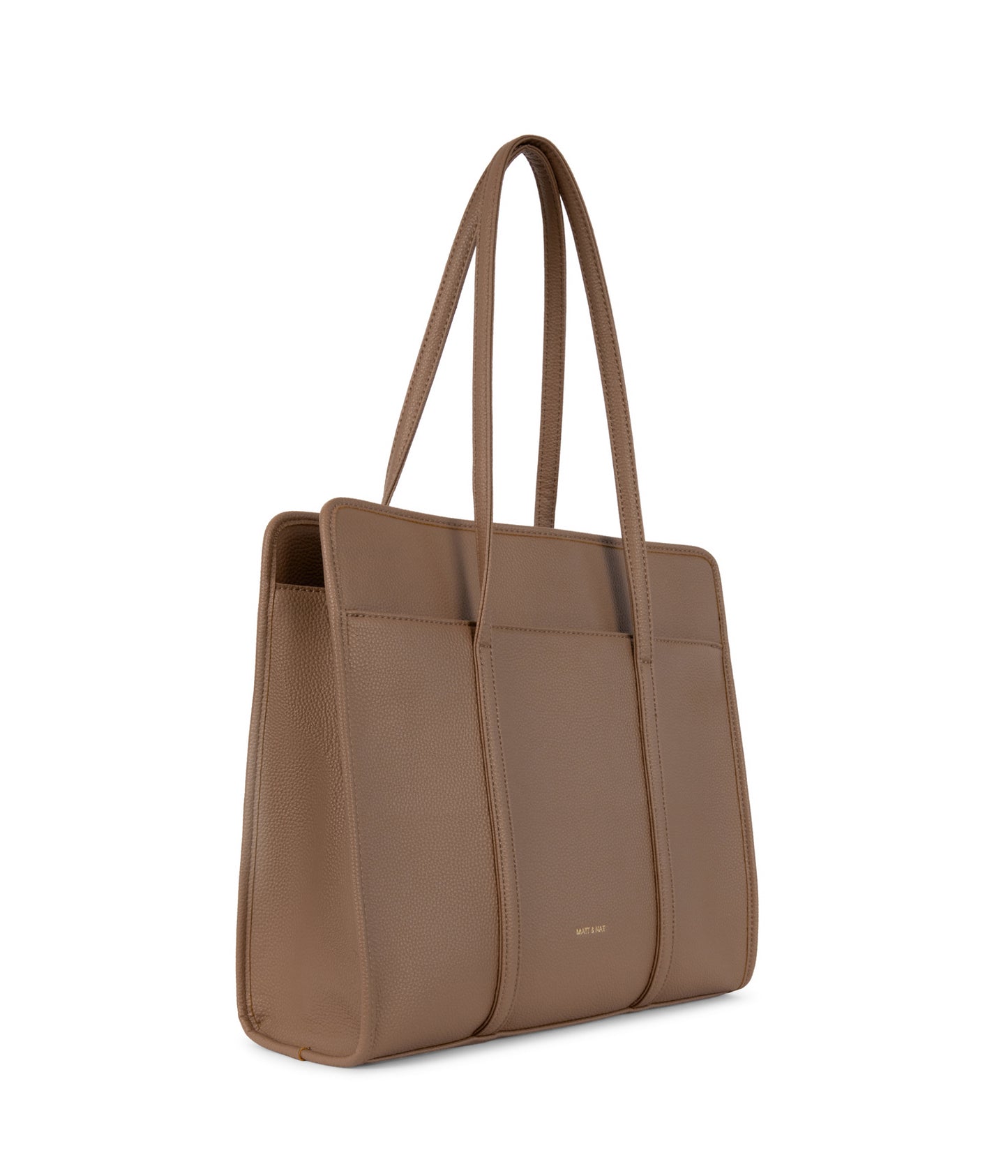 LUSIK Vegan Tote Bag – Grain | Color: Toffee- variant::toffee