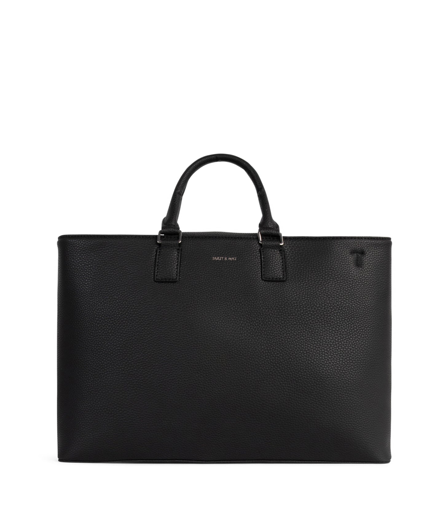 SEVYN Vegan Satchel - Grain | Color: Black - variant::black