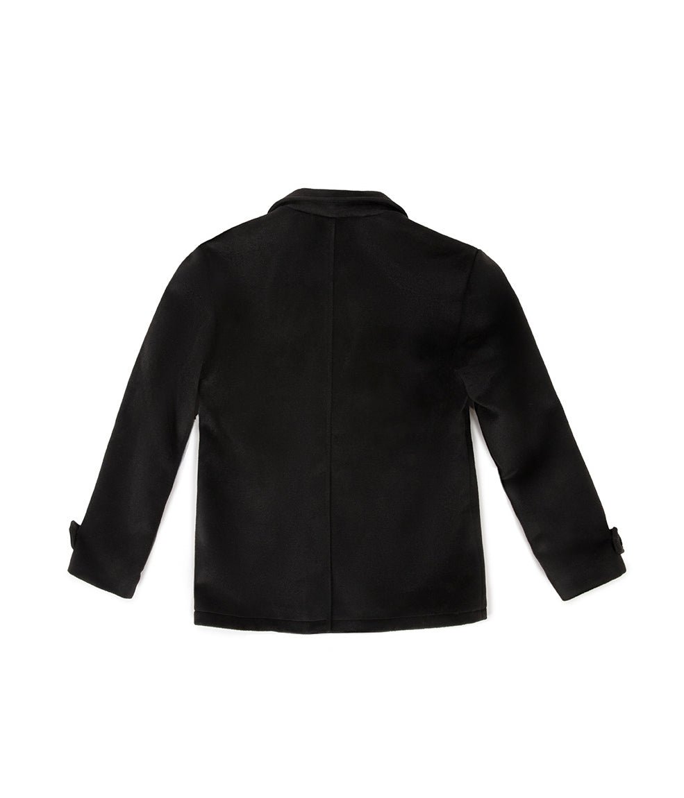 RIA Women's Vegan Wool Coat | Color: Black - variant::black