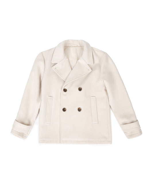 RIA Women's Vegan Wool Coat | Color: Cream - variant::cream