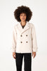 RIA Women's Vegan Wool Coat | Color: Cream - variant::cream