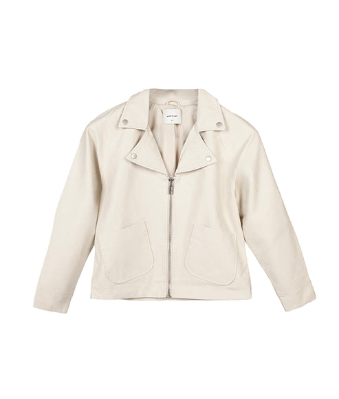 RIVI Women's Bomber Jacket | Color: Cream - variant::cream