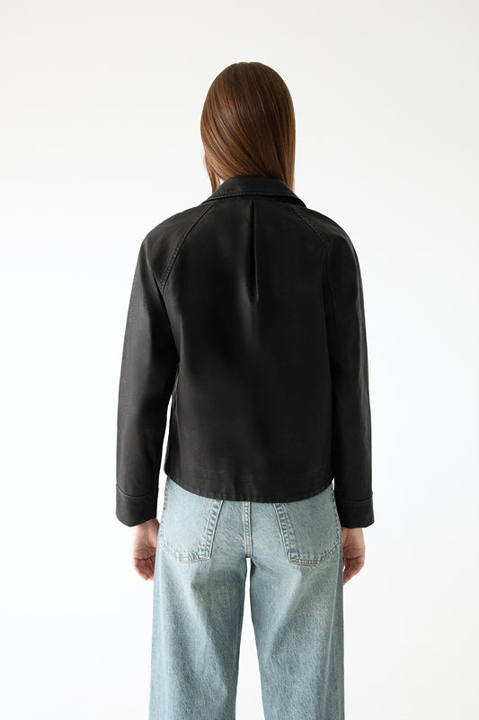 RIVI Women's Bomber Jacket | Color: Black - variant::black