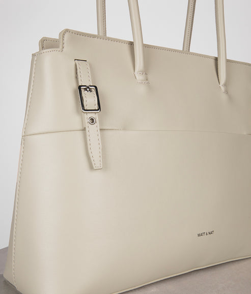 ADRIA Vegan Tote Bag - UPPEAL™ | Color: Pearl - variant::Pearl
