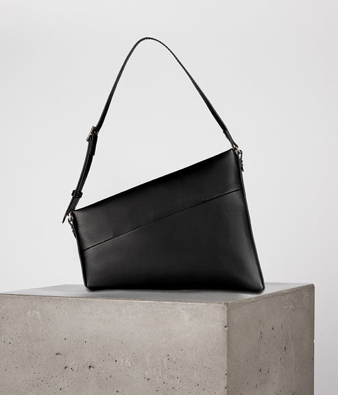MAITRY Vegan Shoulder Bag - UPPEAL™ - UPPEAL™ | Color: Black - variant::black