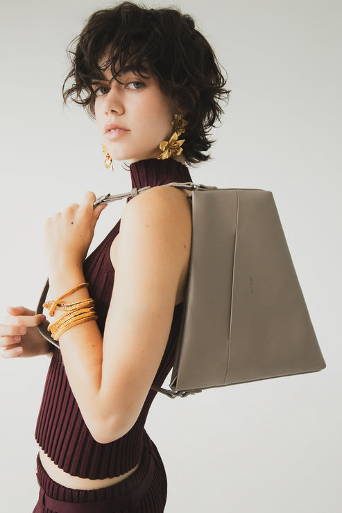 MAITRY Vegan Shoulder Bag - UPPEAL™ - UPPEAL™ | Color: Cappuccino - variant::cappuccino