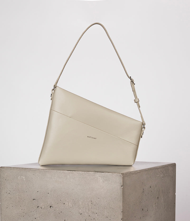 MAITRY Vegan Shoulder Bag - UPPEAL™ - UPPEAL™ | Color: Pearl - variant::pearl