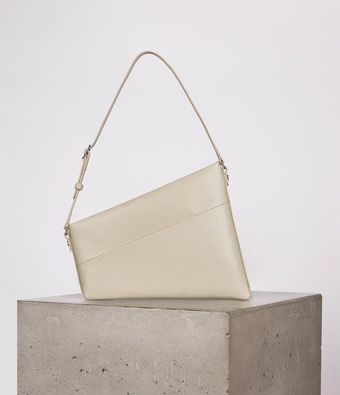 MAITRY Vegan Shoulder Bag - UPPEAL™ - UPPEAL™ | Color: Pearl - variant::pearl