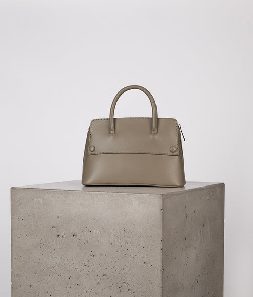 SILVA SM Small Vegan Satchel - UPPEAL™ | Color: Cappuccino - variant::cappuccino