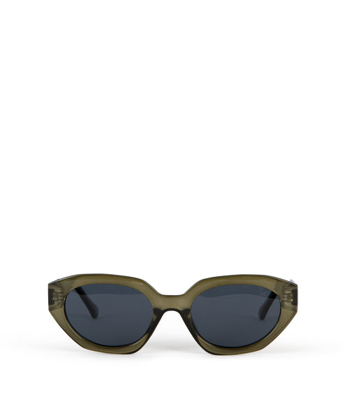 LACI Cat-Eye Recycled Sunglasses | Color: Green - variant::green