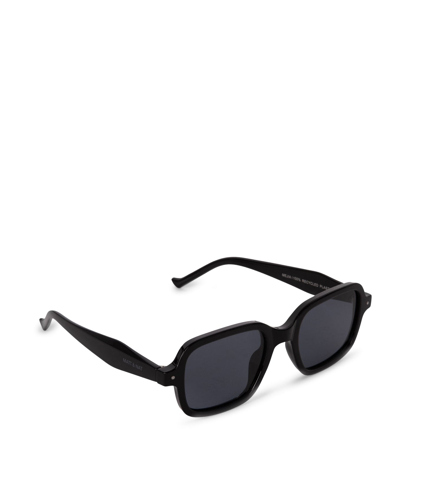 MEJIA Recycled Square Sunglasses | Color: Black - variant::black