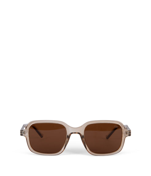MEJIA Recycled Square Sunglasses | Color: Clear - variant::clear
