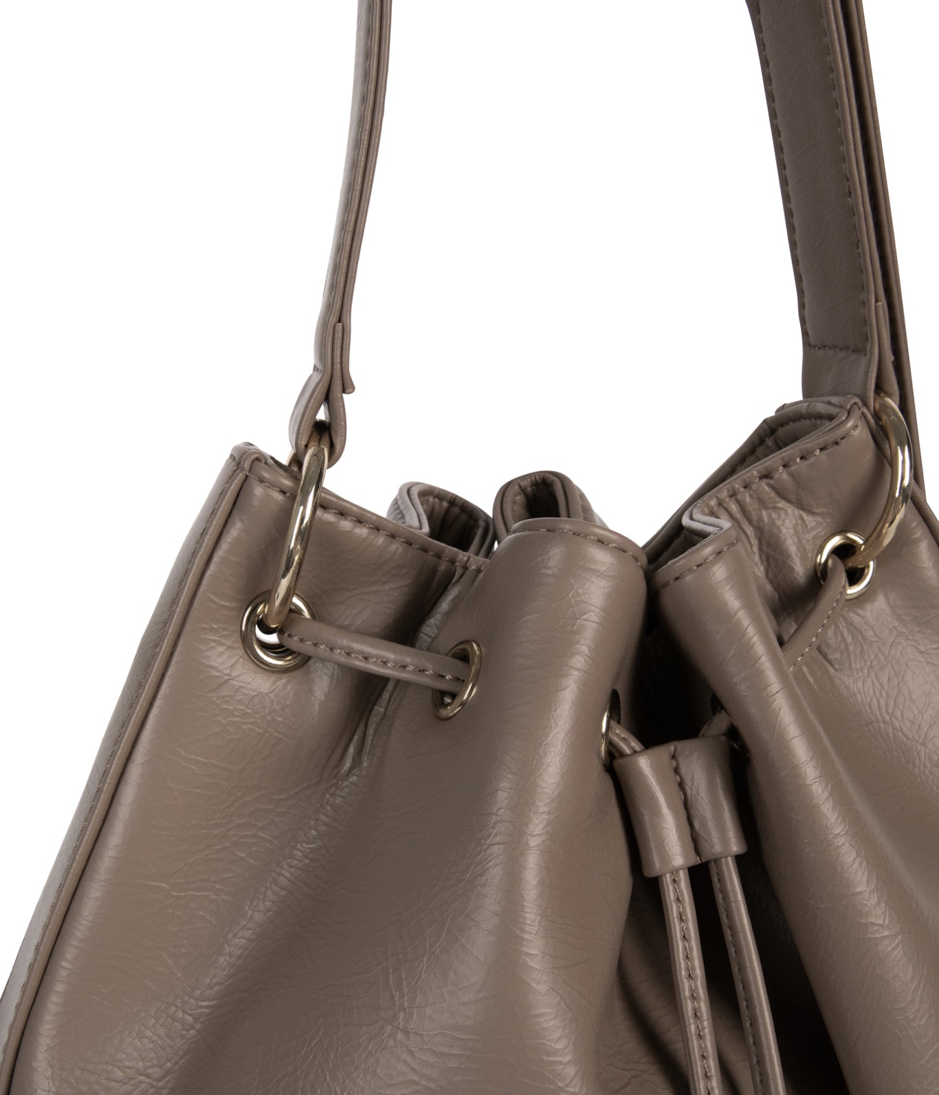JAN Vegan Bucket Bag – Theme | Color: Sepia - variant::sepia