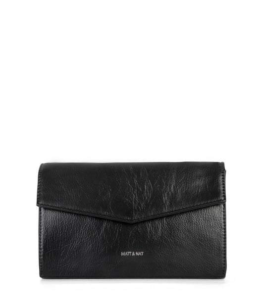 LILIAN Vegan Clutch – Theme | Color: Black - variant::black