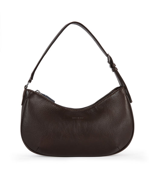 MARI Vegan Shoulder Bag - Theme | Color: Coffee- variant::coffee