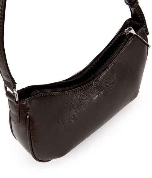 MARI Vegan Shoulder Bag - Theme | Color: Coffee- variant::coffee