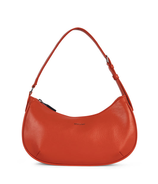 MARI Vegan Shoulder Bag - Theme | Color: Tomato- variant::tomato
