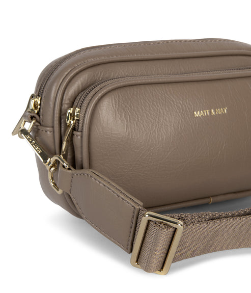 SOLEIL Vegan Crossbody Bag - Theme | Color: Sepia- variant::sepia