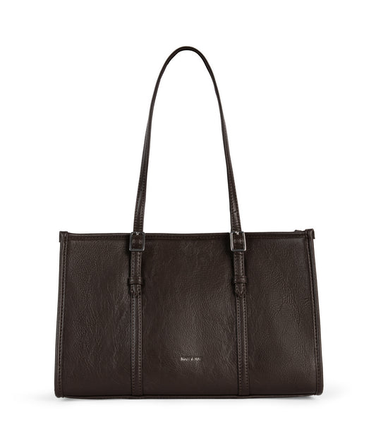 ZEPHYR Vegan Tote Bag – Theme | Color: Coffee- variant::coffee