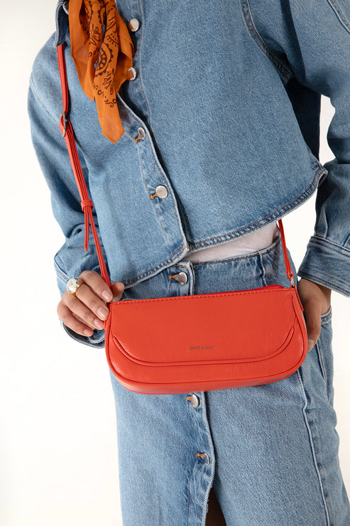 BUDDY Vegan Crossbody Bag – Theme | Color:Coffee- variant::coffee