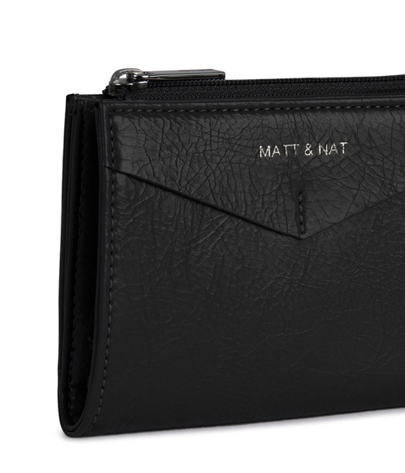 ROME SM Vegan Wallet - Theme | Color: Black - variant::black