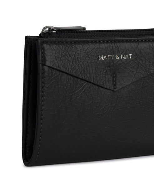 ROME SM Vegan Wallet - Theme | Color: Black - variant::black