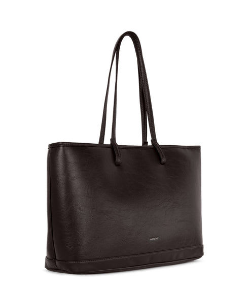 ELIZA Vegan Tote Bag - Theme | Color: Coffee - variant::coffee