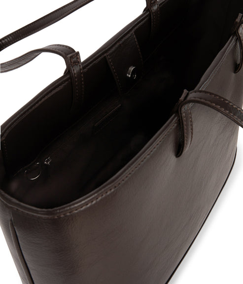 ELIZA Vegan Tote Bag - Theme | Color: Coffee - variant::coffee