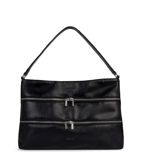 MALENE Vegan Shoulder Bag – Theme | Color: Black - variant::black