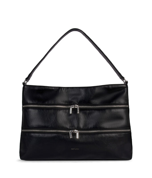MALENE Vegan Shoulder Bag – Theme | Color: Black - variant::black