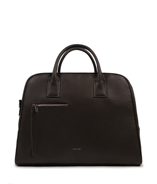DENIS Vegan Weekender Bag - Grain | Color: Fudge - variant::fudge