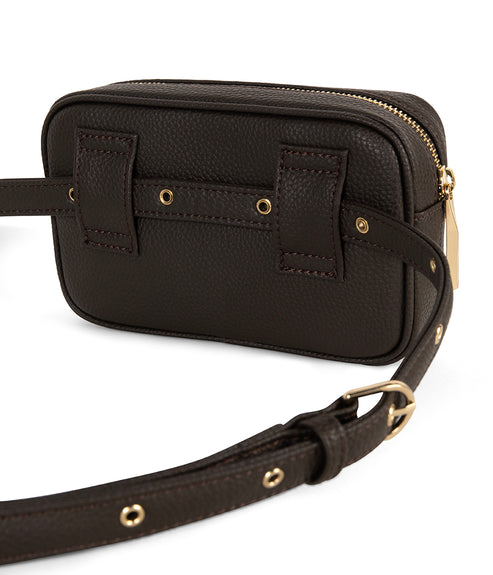 LARRA Vegan Belt Bag - Grain | Color: Fudge - variant::fudge