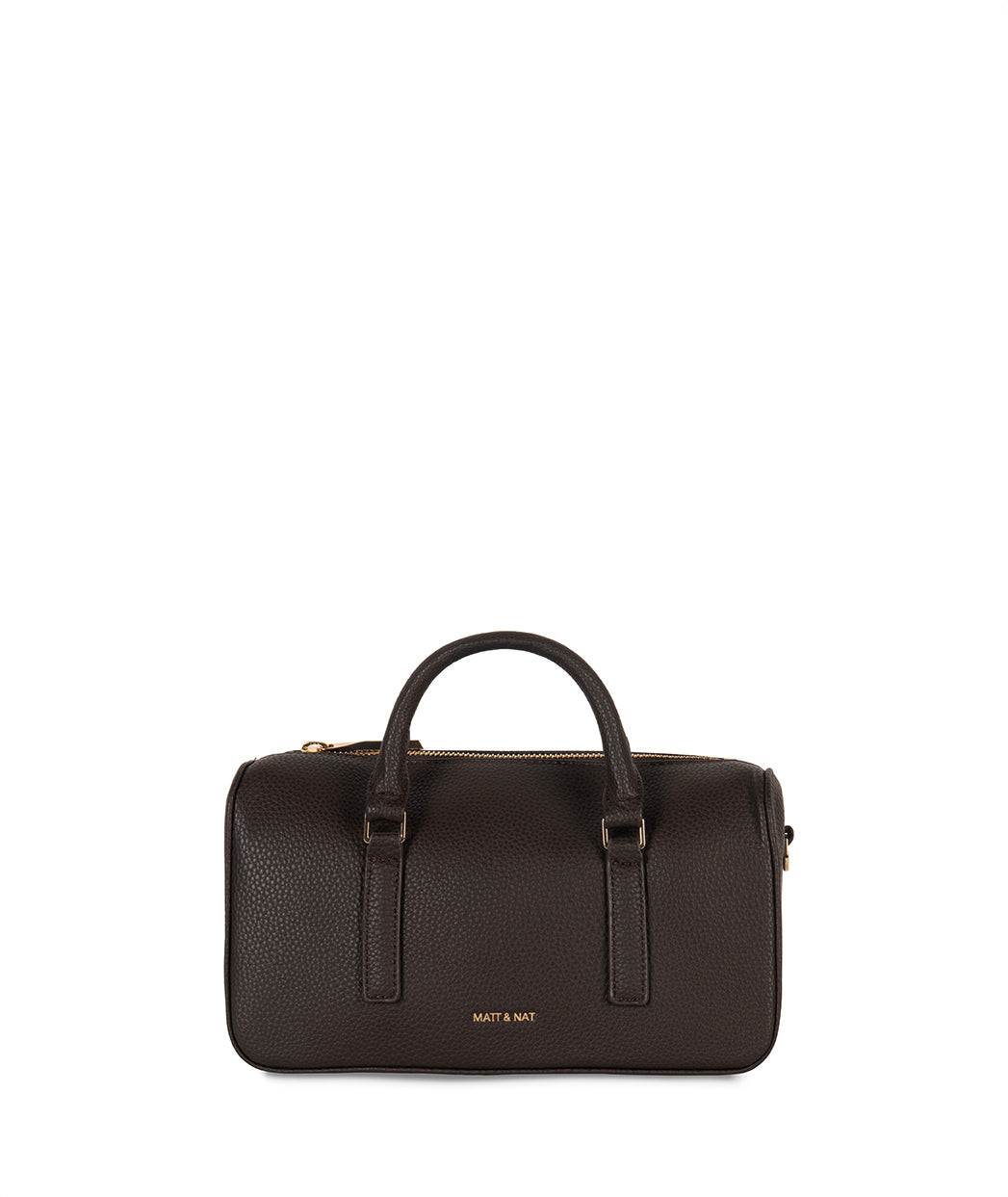 LUCE Vegan Crossbody Bag - Grain | Color: Fudge - variant::fudge